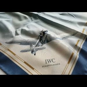 IWC Schaffhausen ‘Sillver Spitfire’ Silk scarf New